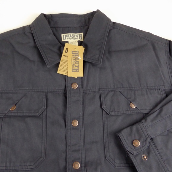 Duluth Trading Co Warden Waxed Canvas Shirt Jacket - Picture 1 of 11